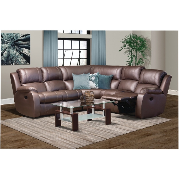 Picture of St Louis Corner Lounge Suite Brown