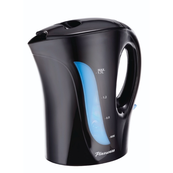 Picture of Pineware Kettle 1.7Lt Black Corded
