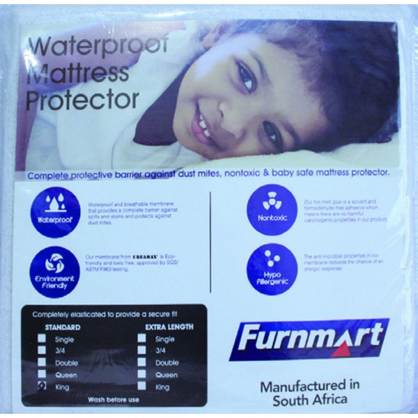 Picture of Waterproof  Microfibre 107cm Mattress Protector