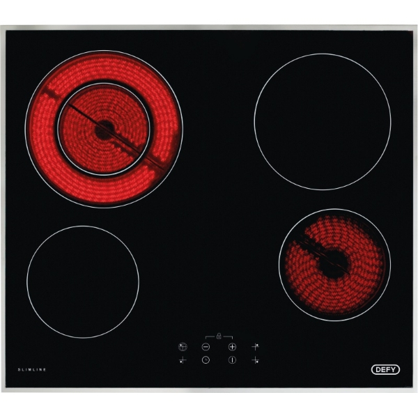 Picture of Defy Hob 600 Ceran TC CP Stainless Steel DHD494