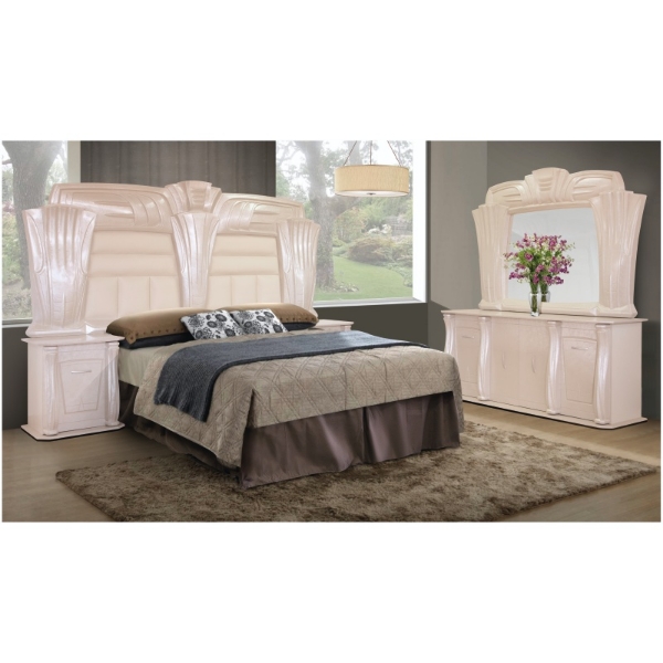 Picture of Nina 4Pce Bedroom Suite - Pearl Cream