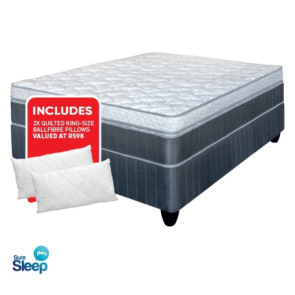 Picture of Suresleep Atlanta 152cm Firm Base Set + 2 Pillows