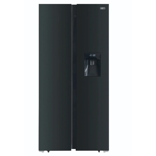 Picture of Defy Fridge/Freezer 496Lt Black Glass + W/D DFF456