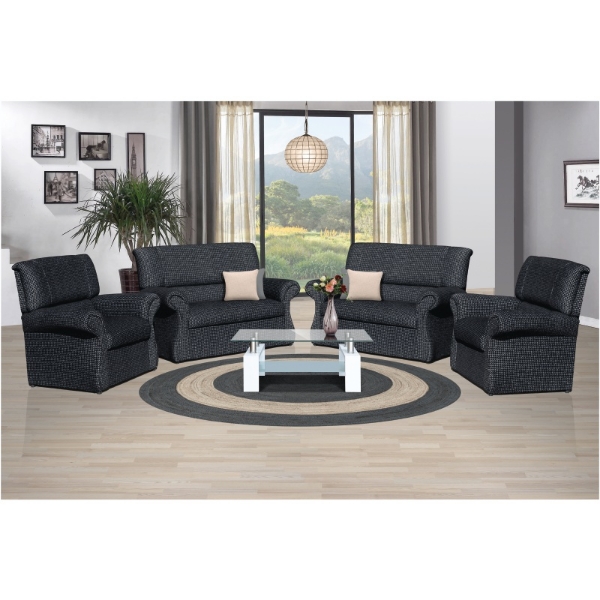 Picture of Baldwin 4 Piece Lounge Suite - Black