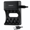 Picture of Volkano Extra 4 Battery Recharger AA/AAA VK-8104-B