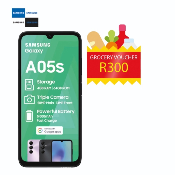 Picture of Samsung Cellphone A05S SM A057 + R300 Voucher