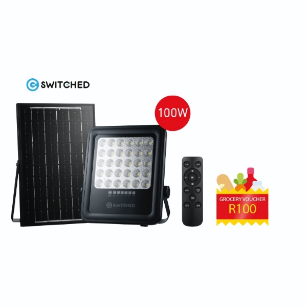 Picture of Switched Solar Floodlight Pro 100W SWD 10037 + R100 Voucher