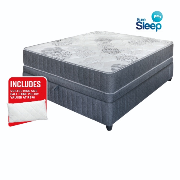 Picture of SureSleep Madison Storage 152cm Firm B/Set + 2 Pillows