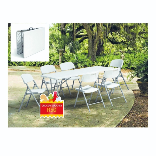 Picture of Folding White Chair + R50 Voucher