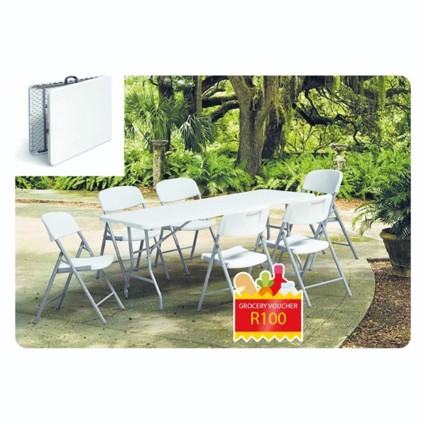 Picture of Folding White Table + R100 Voucher