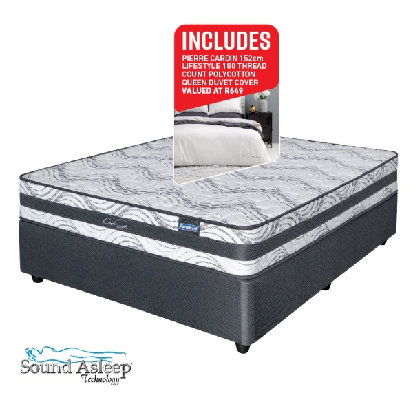 Picture of Sound Asleep Comfort Support 152cm Firm Base Set