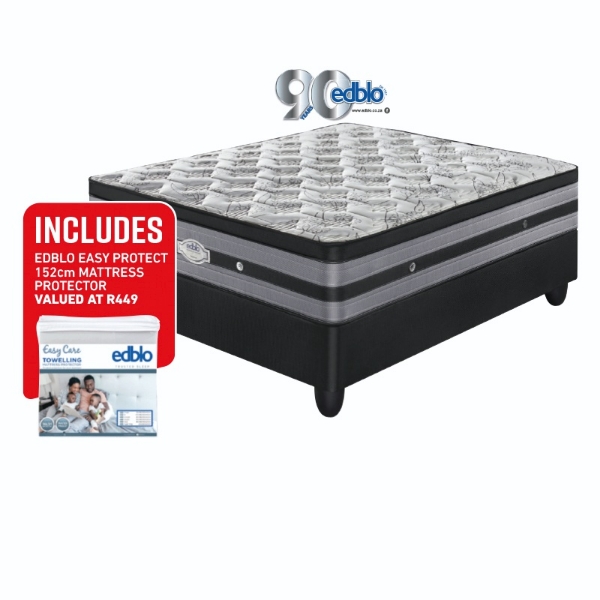 Picture of Edblo Salerno 152cm Firm B/Set + Edblo Mattress Protector